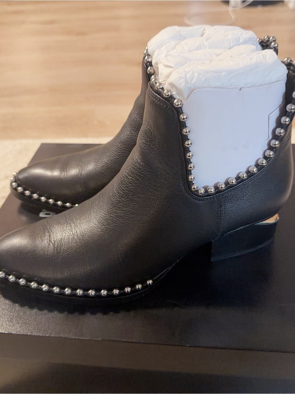Alexander Wang Ankle Boots (Black) - Size 36.5 - Picture 4 of 8